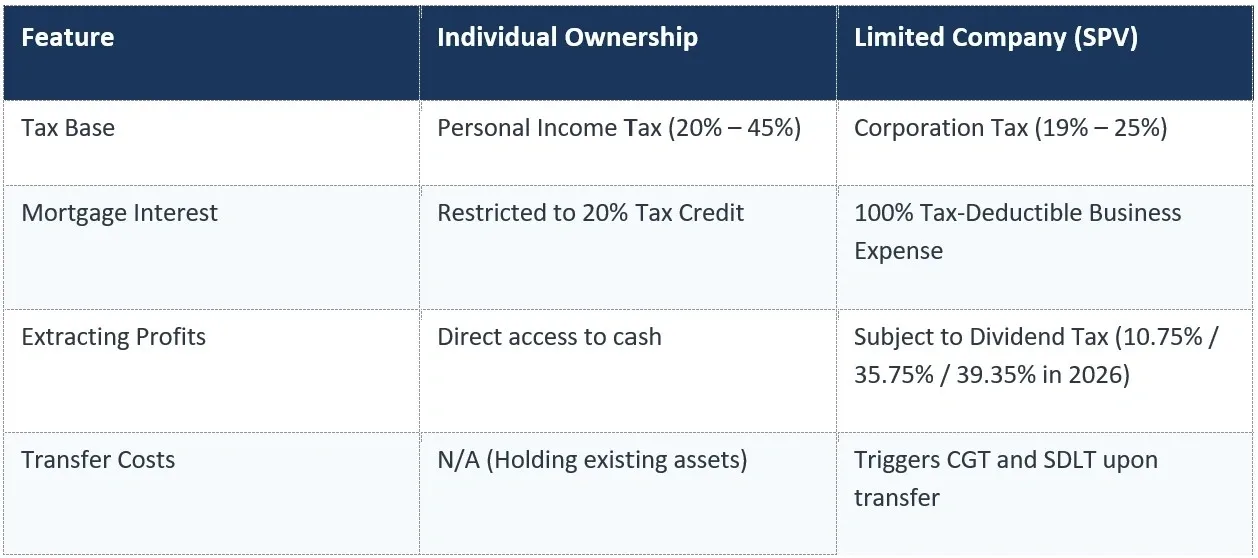 Property Ownership: Personal Name vs. Limited Company (SPV). Should You Transfer Existing Properties Into a Limited Company?